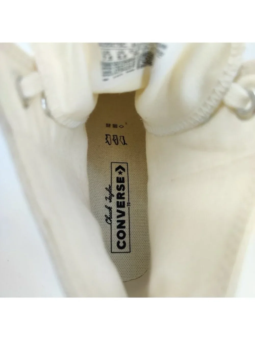 Converse Chuck 70 De Luxe Wedge Women's Size 7.5 US Sneakers White A06479C
